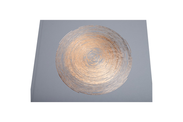 EXACOMPTA Gästebuch Ellipse 22x27cm 47984E grau 100 Seiten