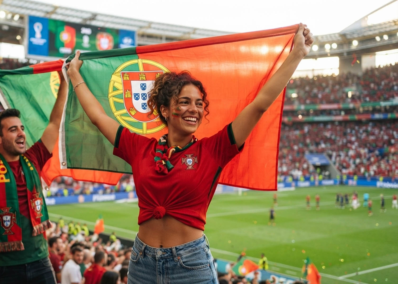 Portugal Flagge 150x90cm Fahne aus Polyester 