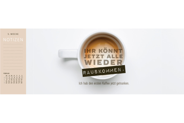 ARS EDITI Tischkalender 2027 13935 Freitag DE 29.7x11.5cm