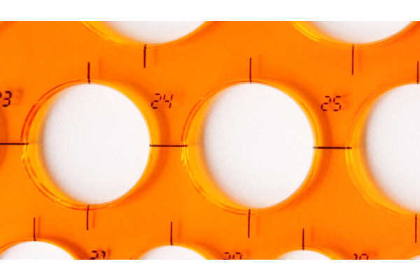 RUMOLD Kreisschablone 2810 270x130x2mm
