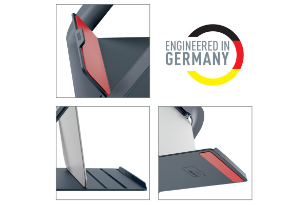 LEITZ Laptopständer Cosy 6426-0089 13''-17'' Laptops grau 1 Stück
