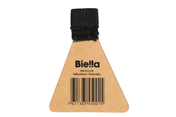 BIELLA Stiftschlaufe 15x12mm 59151202U schwarz selbstklebend