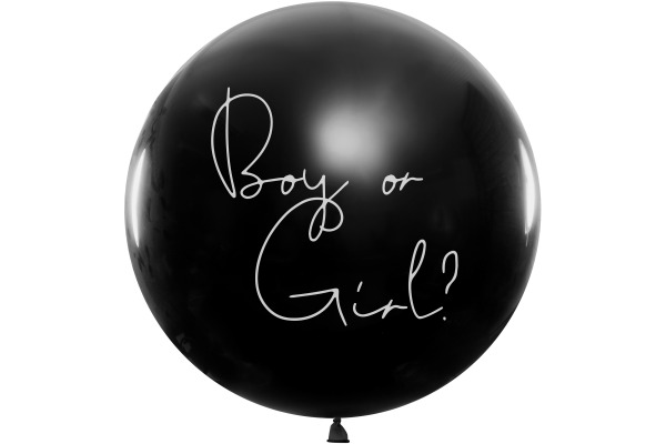 PARTYDECO Ballon 100cm BG36-2-C Gender Reveal-Boy