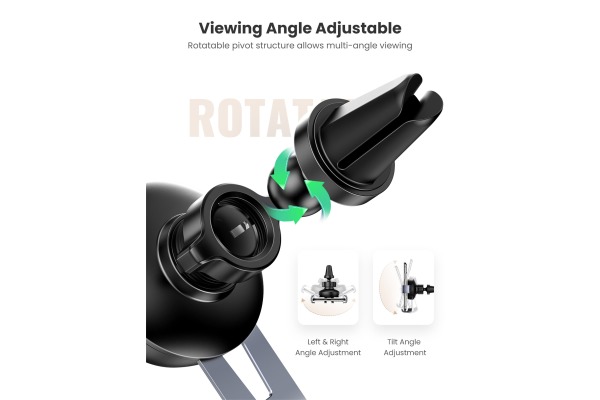 UGREEN Gravity Air Vent Mount 50564 Phone Holder Black/Grey