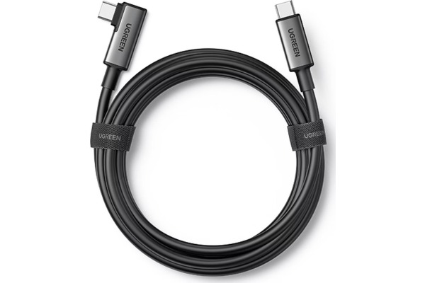 UGREEN Cable Right Angle 90629 5m, USB-C to USB-C Link,Bl. BB