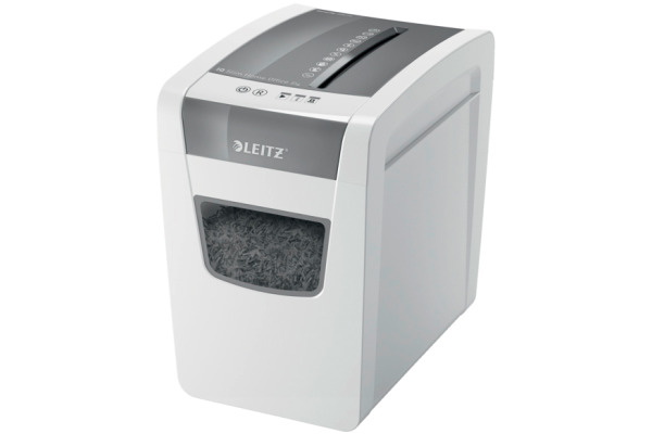 LEITZ Aktenvernichter IQ 80010000 Home Office Slim, P-4, 23lt
