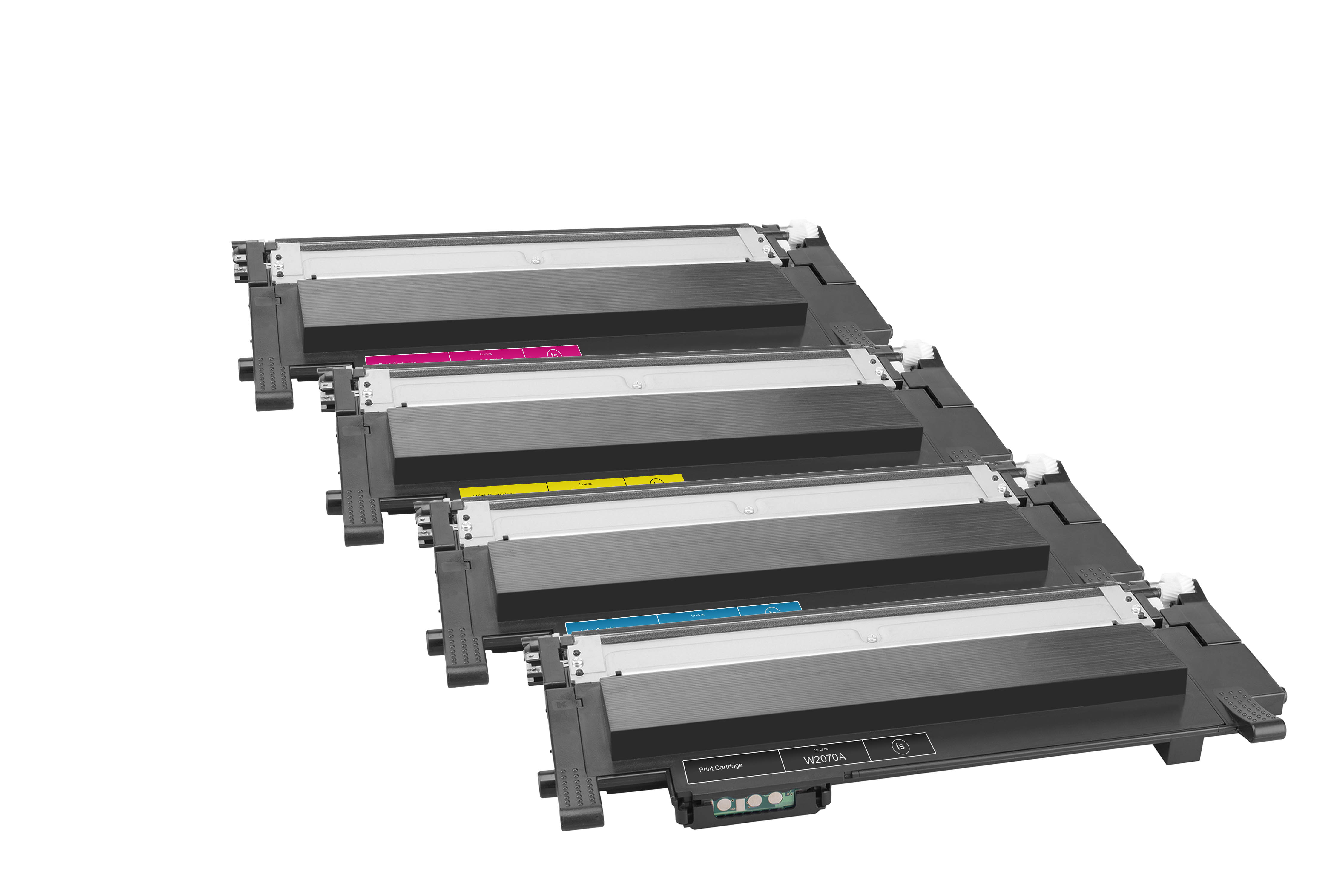 Tonerfabrik Toner Set W2070A / 117A Set mit allen vier Farben