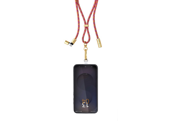 INTENSO Phone Lanyard Charg.Data Cable 7991005 2x USB-C, up to 1.65m neon mix