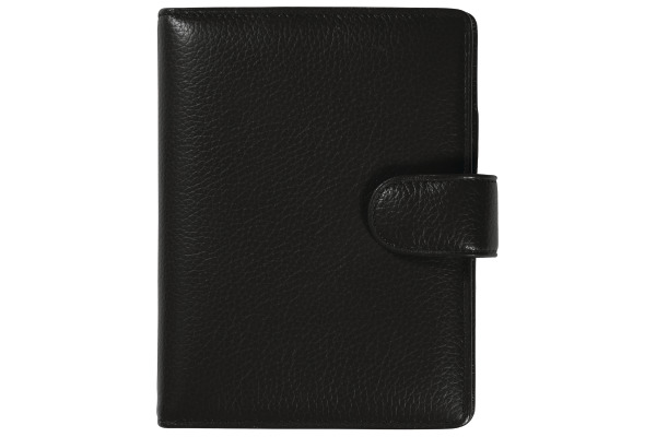 SUCCES Agenda Junior Ringbuch Cadiz 84236502U Leder schwarz 11x14.2cm