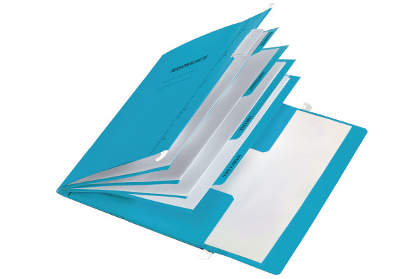 PAGNA Hängemappe Personal 5-teilig 44105-02 blau 34.5x24.5cm