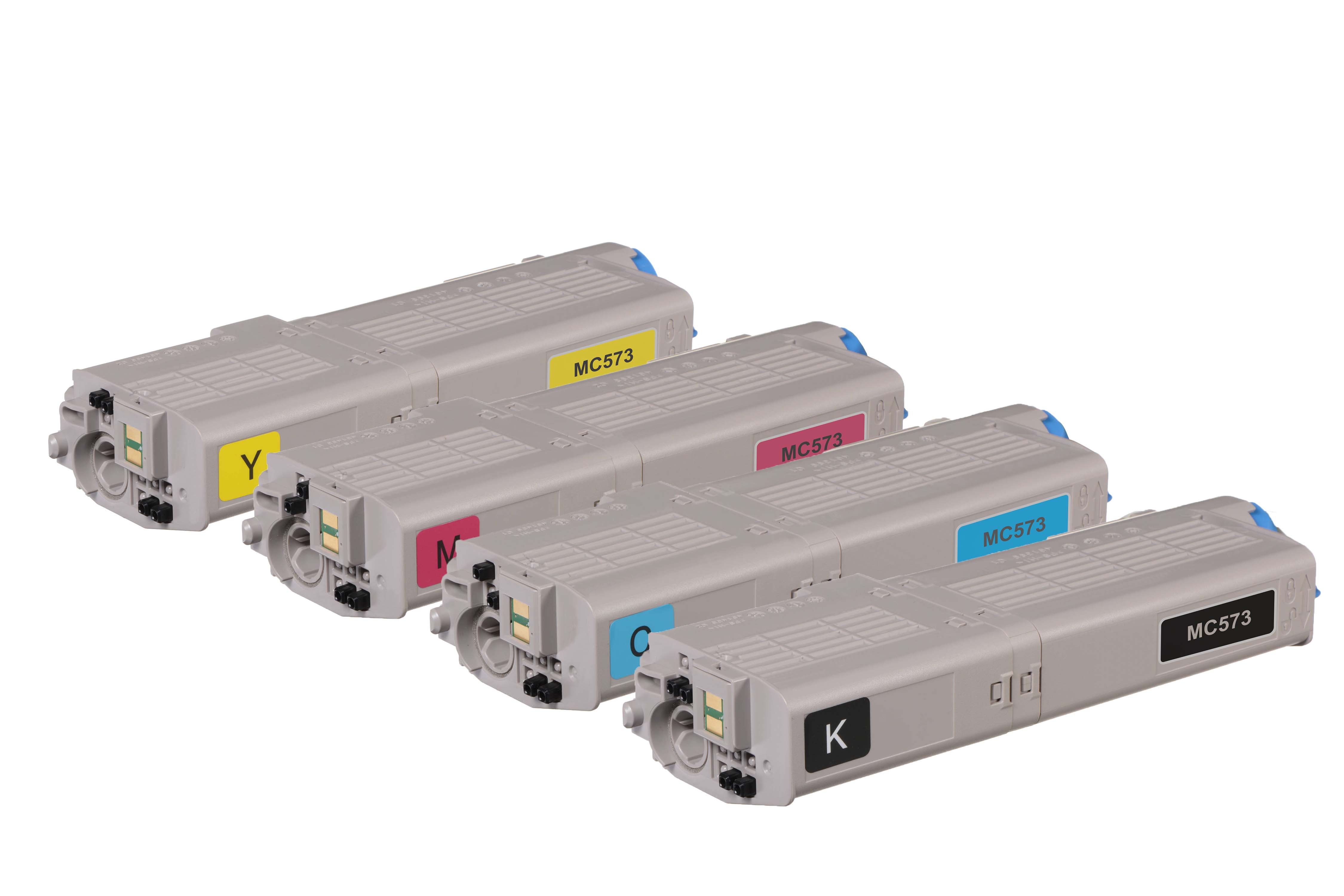 Tonerfabrik Toner SET OKI C532 / MC573 Set mit allen vier Farben