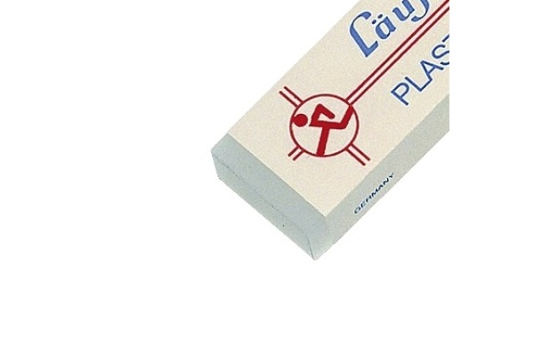 LÄUFER Plast-Radierer 65x21x12mm 01200 mit Kartonmanschette