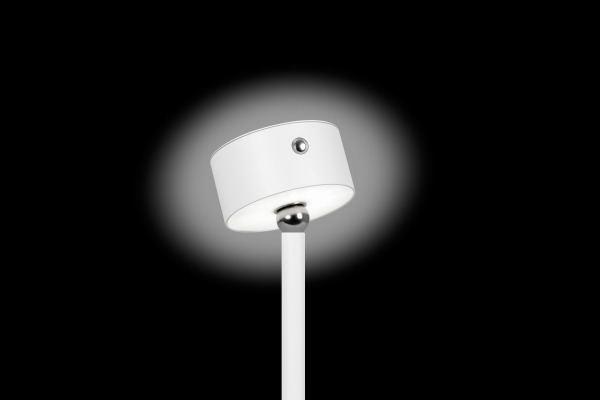 HANSA Tischleuchte Flare Ombre 415011203 weiss