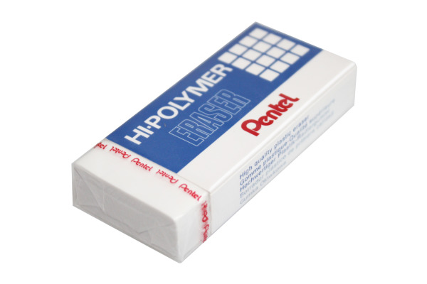 PENTEL Radierer Hi-Polymer ZEH-20 weiss 73x33x13,5mm