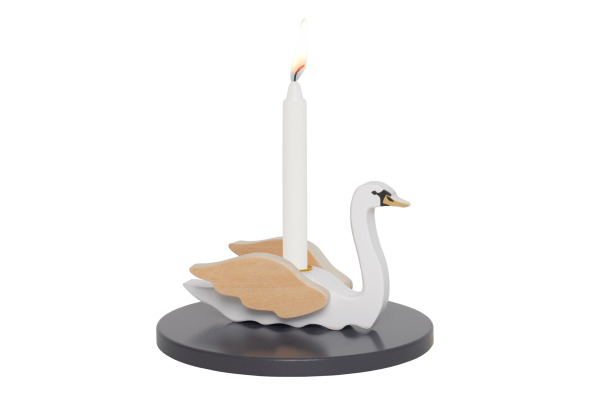 JABADABAD Geburtstagsdekoration 15x15cm T300 Schwan