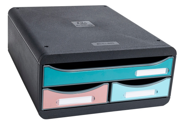 EXACOMPTA Schubladenbox Skandi A4+ 311606D mutlicolor 3 Schubladen