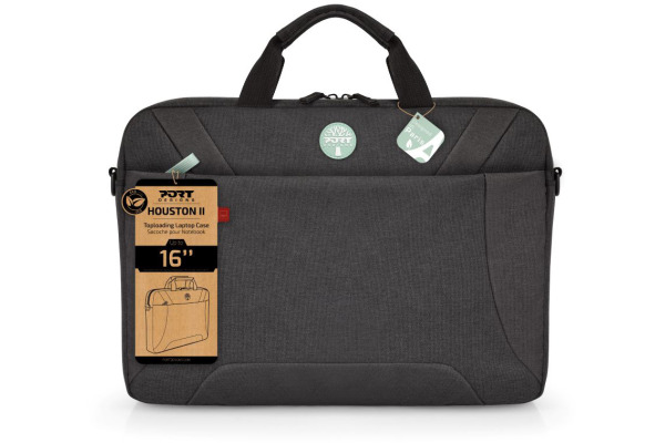 PORT Notebookbag Houston II ECO 110286 Toploading 16 inch, Black