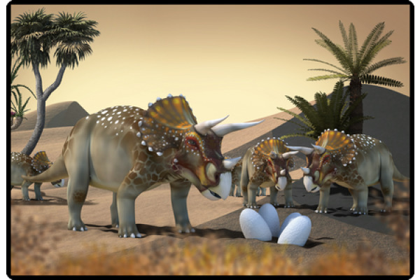 HANSA Schreibunterlage 50x34cm 416000078 Dinos
