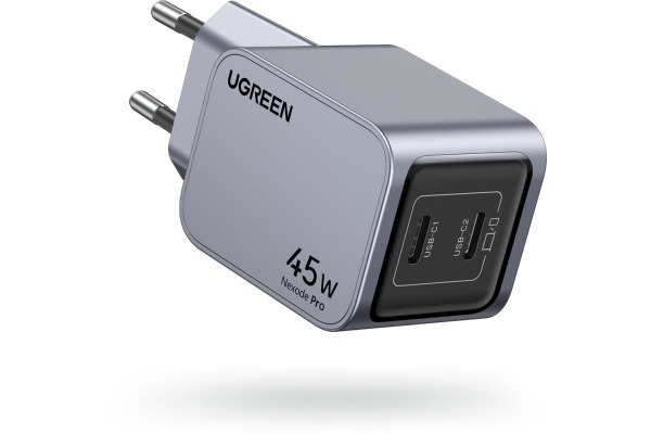 UGREEN USB Wallcharger Nexode Pro 35008 45W, Dual USB-C, GaN