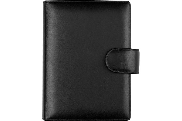 SUCCES Agenda Mini Ringbuch Nappa 84146102U schwarz 9.5x12.5cm