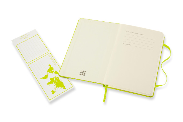 MOLESKINE Notizbuch Classic HC Pocket 420850857 liniert,limetten grün 96 Blatt