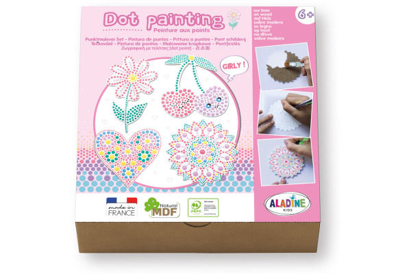 ALADINE Dot Painting Set 85480 Girly 3-teilig