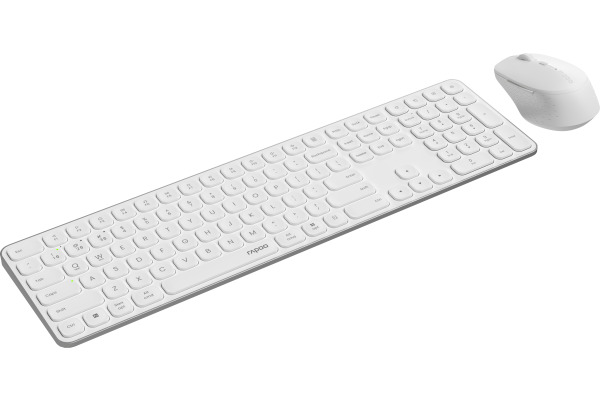RAPOO 9810M ultraslim full deskset 12651 Wireless, White
