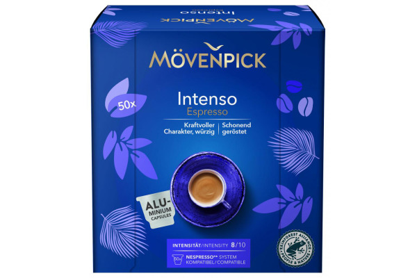 MÖVENPICK Kaffeekapseln 10.02082 Intenso 50 Stk.