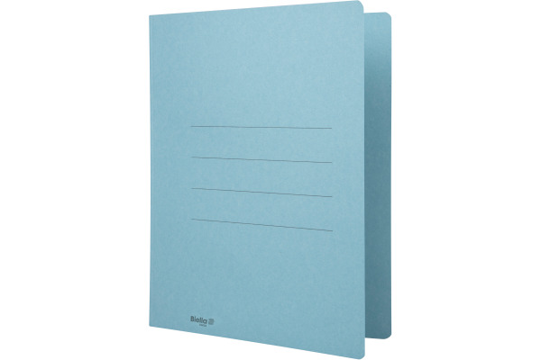 BIELLA Einlagemappe A4 25040005U blau 240g/m2