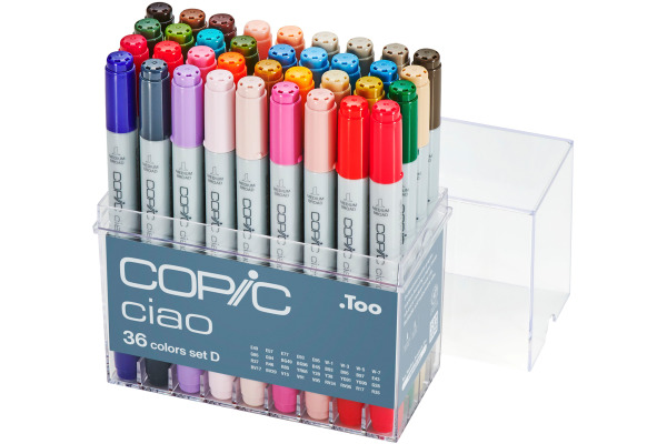 COPIC Marker Ciao 22075364 36er Set D