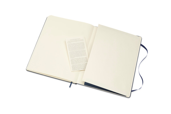 MOLESKINE Notizbuch Classic HC XL 002855136 saphir, blanco 192 Blatt