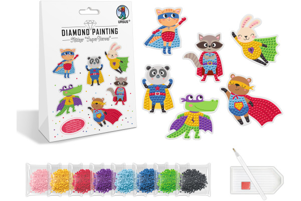 URSUS Diamond Sticker 43490001 Super Heroes 6 Sticker