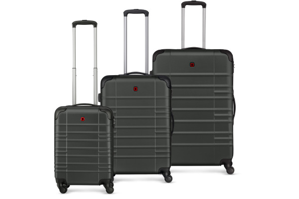 WENGER Amplar Hardside Luggage 653305 3er Set S M L Anthracite