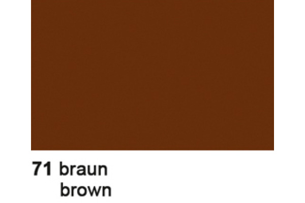 URSUS Seidenpapier 50x70cm 4652271 braun 25 Bogen