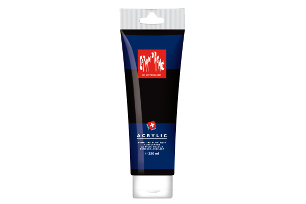 CARAN D'A Acrylfarbe 250ml 2810.009 schwarz
