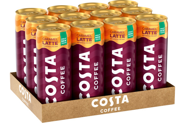 COSTA Coffee Latte Caramel 2021709 25cl. 12 Stk.
