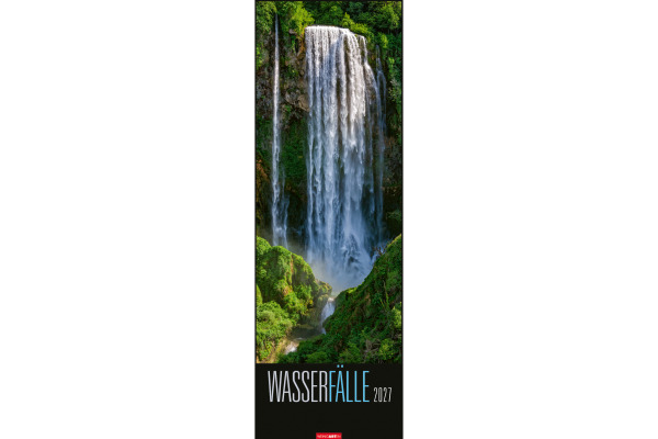 WEINGARTE Bildkalender 2027 295180027 Wasserfälle DE 34x98cm