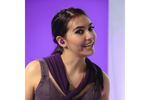JLAB Go Pop ANC Earbuds IEUEBGOAN True Wirel.Transparent Purple