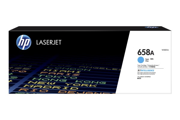 HP Toner 658A cyan W2001A CLJ Enterprise M751 6000 S.