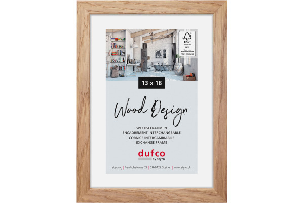 DUFCO Bilderrahmen Hay 13x18cm 161081111 Eiche hell