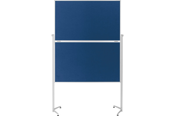 MAGNETOP. Design-Moderatorentafel Filz 1151303 blau, klappbar 1200x1500mm