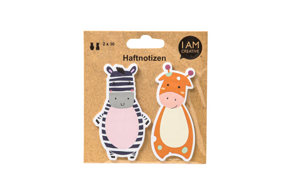I AM CREA Sticky Notes 4086.86 Zoo 60 Blatt