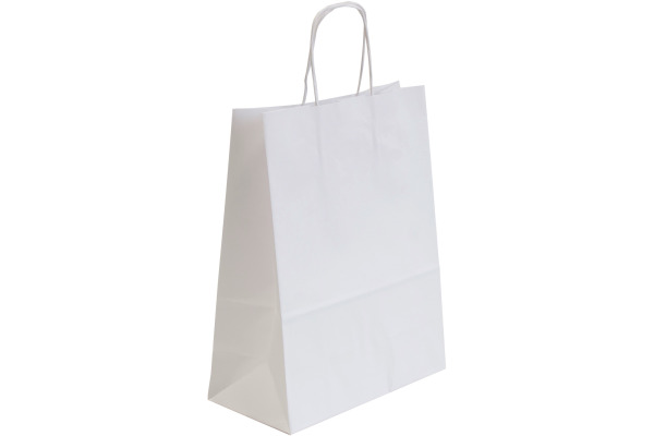 NEUTRAL Tragtaschen Allegra weiss SDS22-BIA Kraft,110g, 22x10x27cm 25 Stk.