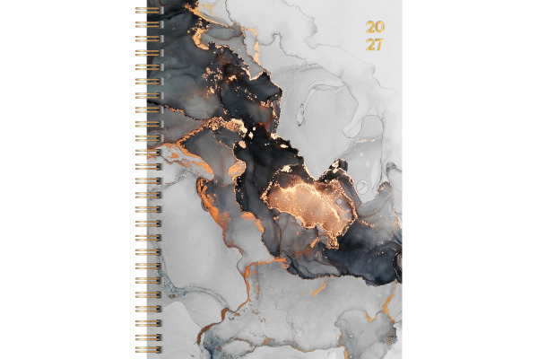 RIDOIDE Agenda Design Line 2027 702140701 1W/2S Marble DE 14.8x21cm