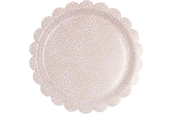RICO DESI Pappteller 23cm 401278 Bubbles 8 Stück