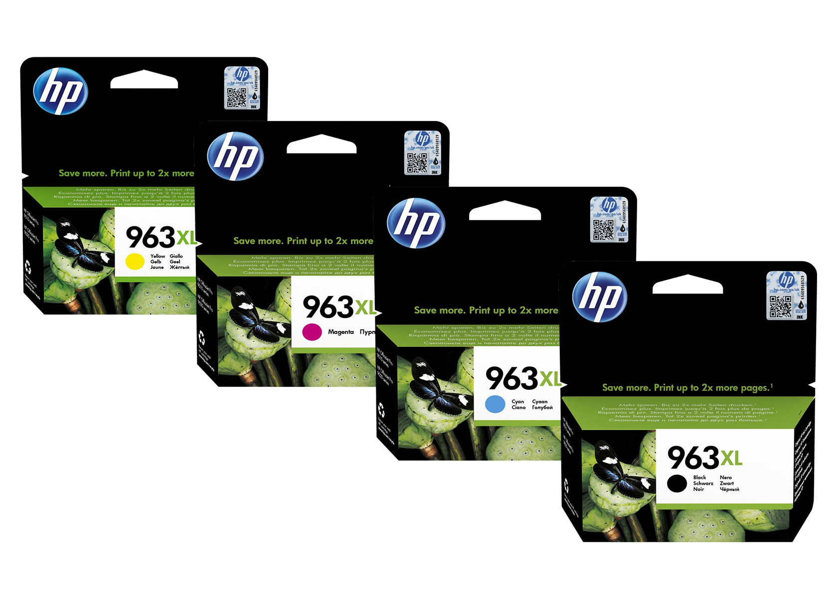 Original HP 963XL SET Multipack / Set mit allen vier Farben
