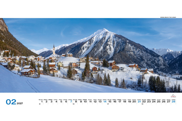 CALENDARI Bildkalender 2027 36206103 Horizonte DE 56x28cm