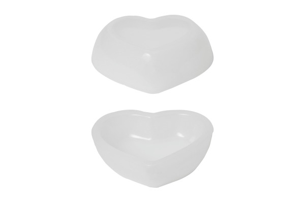 I AM CREA Silikon Giessform 1704.13 Schale Herzform