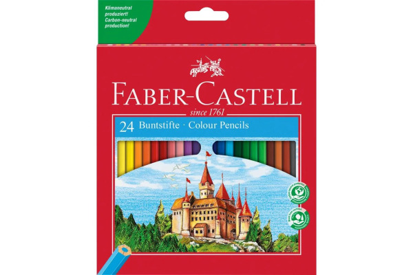FABER-CA. Farbstifte Classic Colour 120124 24 Farben ass.
