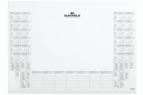 DURABLE Schreibunterlage 57x41cm 729202 Kalenderblock, 2026-2027